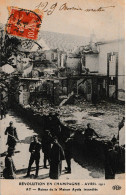 AY EN CHAMPAGNE  -  51  -  Ruines De La Maison Ayola Incendiée - Révolution En Champagne - Avril 1911 - Ay En Champagne