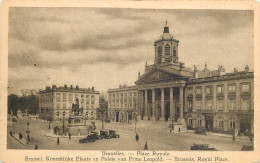 Belgique Cpa Brussels Place Royale Van Prins Leopold - Andere & Zonder Classificatie