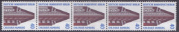 Berlin, 1988,  Nr. 814-815 ** 5er- Streifen Mit Zählnr. Sehenswürdigkeiten (IV) - Unused Stamps