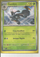 CARTE GAMBEX HOLOGRAPHIQUE EVOLUTION A PALDEA N° 21 - Escarlata Y Púrpura