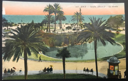 CPA NICE 06 Jardin Albert 1er, La Grotte - Parques, Jardines