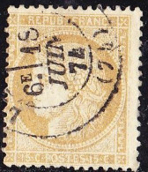 France N°  55 - 15c Bistre Oblitéré - Cérès - 1871-1875 Ceres