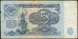 Russia/Russland Mit 5 Rubel 1961 + 1 Ganze Banderolle Ca. 100 Stück Von 3 Rubel 1961, Gebraucht - Russie