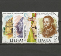 ESPAÑA 1976—Serie: Hispanidad 2371-74, Yt 2016-19, Mi 2264/67—Timbres Oblitérés (o) Used Stamps - Gebruikt