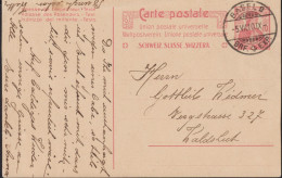 Schweiz Ganzsache, 1910 Karte,  Carte Postale, (° Basel 2, 5.VII. 01. IX) - Postwaardestukken