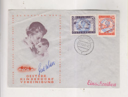 AUSTRIA 1948 Balloon Post Cover KINDERDORF VOCKLABRUCK - Lettres & Documents