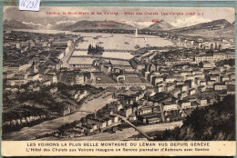 Genève - Plan En Relief Du Centre - Pub Des Autocars Pour Les Voirons (16'298) - Genève