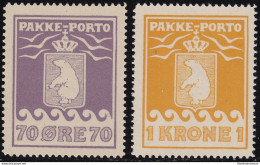 1930 GROENLANDIA , Pacchi Postali 10/11  MNH/** - Autres & Non Classés