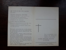 Carolus Josephus Segers ° 's-Gravenwezel 1905 + 's-Gravenwezel 1973 X Amelia Catharina Snelders (Fam: Hendriks - Jacobs) - Todesanzeige