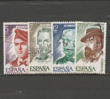 ESPAÑA 1977—Serie: Personajes 2398-2401, Yt 2037-40, Mi 2284/87—Timbres Oblitérés (o) Used Stamps - Used Stamps