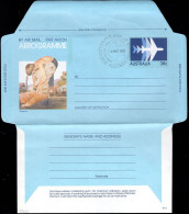 AUSTRALIA(1982) Sheep Shearing. 36c Illustrated Aerogramme. - Aérogrammes