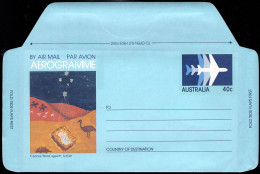 AUSTRALIA(1982) Nativity Scene. 36c Illustrated Aerogramme. - Luchtpostbladen