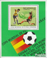 Nicaragua Block138 (kompl.Ausg.) Postfrisch 1981 Fußballweltmeisterschaft 82 - Nicaragua