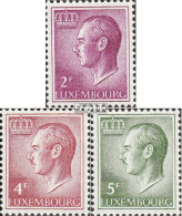 Luxemburg 727yb,829yb-830yb Floureszierendes Papier Postfrisch 1966 Jean - Ongebruikt