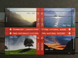 2011 Schweizer Landeshymne ET - Stempel - Blocks & Kleinbögen
