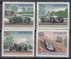 BERLIN  397-400, Postfrisch **, 50 Jahre AVUS-Rennen, 1971 - Nuovi