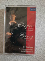 K7 Audio : Chopin Concerto Pour Piano N° 1 - Grieg Concerto Pour Piano (NEUVE SOUS BLISTER) - Casetes