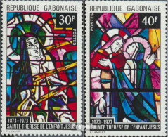 Gabun 520-521 (kompl.Ausg.) Postfrisch 1973 Theresia - Gabon (1960-...)