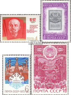 Sowjetunion 4052,4061,4062,4063 (kompl.Ausg.) Postfrisch 1972 Revolution, Neujahr, Sparkasse U.a. - Unused Stamps