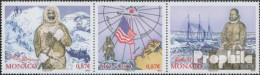 Monaco 2913-2915 Dreierstreifen (kompl.Ausg.) Postfrisch 2008 Nordpolexpedition - Unused Stamps