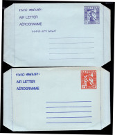 ETHIOPIA(1968) Ibex. Set Of 2 Aerogrammes. - Ethiopia