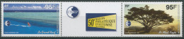Neukaledonien 1996 Landschaften Riff Berg Baum 1086/87 ZD Postfrisch (C8636) - Unused Stamps