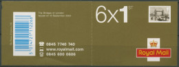 Großbritannien 2002 Royal Mail MH 0-271 Postfrisch (D74530) - Booklets