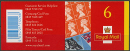 Großbritannien 2001 Royal Mail MH 0-257 Postfrisch (D74527) - Carnets