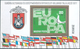 B0621 Hungary History Peace Organization CSCE Geography Map Fauna Flag S/S MNH - Sellos