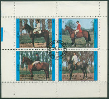 Sharjah 1972 Pferde, Reiter 1296/99 K Gestempelt (C30143) - Sharjah