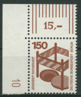 Berlin 1971 Unfallverhütung Mit Druckerzeichen 411 DZ 10 Ecke Postfrisch - Unused Stamps