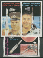 Dschibuti 1981 20 Jahre Bemannte Raumfahrt Mars-Sonde Viking 293/95 Postfrisch - Djibouti (1977-...)