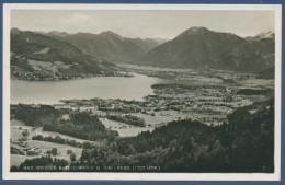 Bad Wiessee Am Tegernsee Mit Wallberg, Gelaufen 1939 (AK2328) - Bad Wiessee