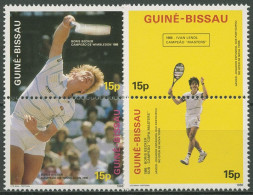 Guinea-Bissau 1986 Tennis Boris Becker 909/12 ZD Postfrisch - Guinée-Bissau