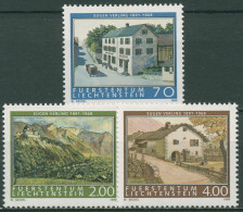 Liechtenstein 1999 Gemälde Maler Eugen Verling 1212/14 Postfrisch - Unused Stamps