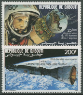 Dschibuti 1986 Bemannte Raumfahrt Astronaut 480/81 Postfrisch - Yibuti (1977-...)