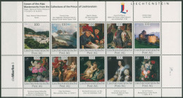 Liechtenstein 2015 Kollektionsbogen 3 Fürstli. Kunstsammlung Postfrisch (C60422) - Blokken