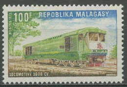 Madagaskar 1972 Eisenbahn Diesellokomotive 656 Postfrisch - Madagascar (1960-...)