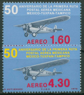 Mexiko 1978 Mexikanische Flugpostroute 1584/85 Postfrisch - México