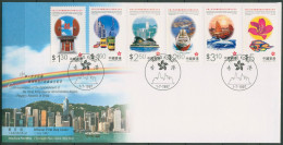 Hongkong 1998 Verkehrsmittel 820/25 FDC (X99257) - Cartas & Documentos