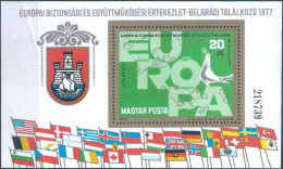 B0621b Hungary History Peace Organization CSCE Geography Map Fauna Flag S/S MNH - Stamps
