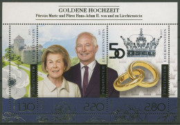 Liechtenstein 2017 Fürstenpaar Goldene Hochzeit Block 29 A Postfrisch (C60373) - Blocks & Sheetlets & Panes