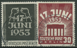 Berlin 1953 Volksaufstand 17. Juni In Der DDR 110/11 Mit TOP-Stempel - Used Stamps