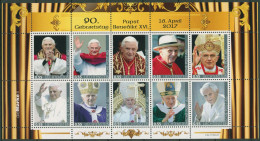 Liechtenstein 2016 Kollektionsbogen Papst Benedikt XVI. Postfrisch (C60411) - Blocks & Sheetlets & Panes