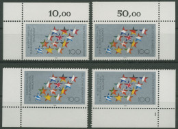Bund 1994 Wahl Zum Europäischen Parlament 1724 Alle 4 Ecken Postfrisch (E2233) - Unused Stamps