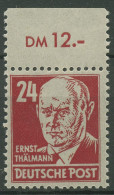SBZ Allgemeine Ausgabe 1948 Thälmann Mit Oberrand 220 A OR Postfrisch - Sonstige & Ohne Zuordnung
