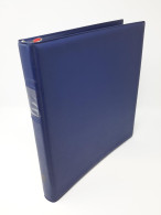 LINDNER Ringbinder (älteres Modell) Ohne Kassette Blau Gebraucht (Z512) - Alben Leer