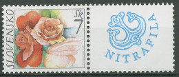 Slowakei 2003 Grußmarke Blumen Rosen 446 Zf Postfrisch - Unused Stamps