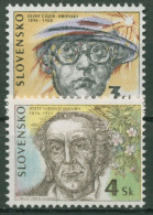 Slowakei 1996 Persönlichkeiten Schriftsteller Botaniker 246/47 Postfrisch - Unused Stamps