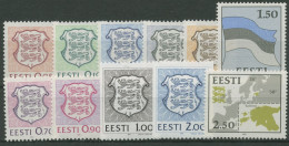 Estland 1991 Jahrgang Komplett 165/75 Postfrisch (G60038) - Estonia